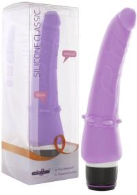 WODOODPORNY WIBRATOR ANALNY 19CM SILICONE CLASSIC