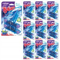 10 x KOSTKA toaletowa 4w1 DO WC TYTAN BLUE WATER lawenda 2x40g PROMOCJA