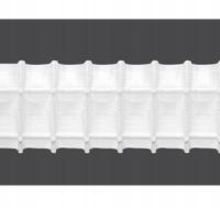 Taśma do firan bawełniana 5cm OŁÓWEK 1:2 wyprzedaż 1m