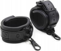 Bondage Kajdanki BDSM Sex Restraints Zabawki PU Skórzane mankiety Sex