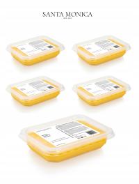 SANTA MONICA Parafina Kosmetyczna POMARAŃCZA do Rąk Stóp Masło Shea 5x450ml