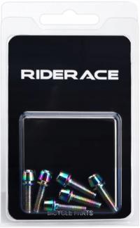 Śruby do Mostka Rowerowego RIDERACE Kolorowe Petrol M5 x 23 mm