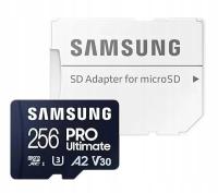 Karta pamięci Samsung PRO Ultimate 256GB microSDXC 200MB/s UHS-I U3+adapter