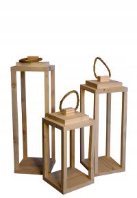 Фонари деревянный набор 37/50/60 для дома, свадьбы композиции база головной убор