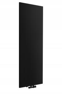 Grzejnik dekoracyjny pionowy płaski nowoczesny Concert 1600x600 czarny