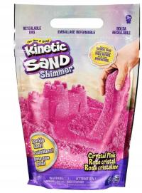 Kinetic Sand Piasek kinetyczny Różowy Błyszczący