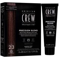 American Crew Blend Dark 3x40ml odsiwiacz dla mężczyzn zestaw