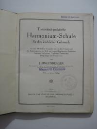 Harmonium-schule von J. Singenberger