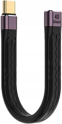 PRZEDŁUŻKA USB4 THUNDERBOLT 4 40GB/S 100W 8K 60HZ USB-C GNIAZDO/WTYK