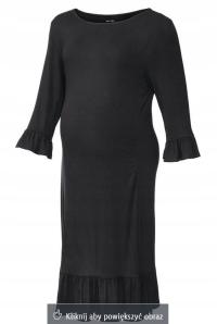 Esmara sukienka ciążowa przed kolano długi rękaw szary
