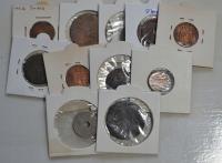 Indie Holenderskie - miks - zestaw 11 monet