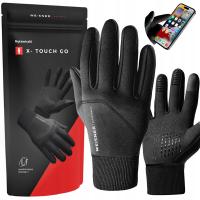 Weisner GO | Rękawiczki męskie zimowe antypoślizgowe dotykowe telefonu