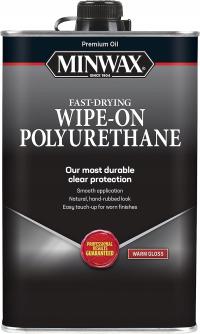 Minwax Wipe-On Poly деревянный защитный лак, 946ml глянцевый