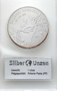 Senegal. 1.000 franków 2017, Galago senegalski – UNCJA SREBRA