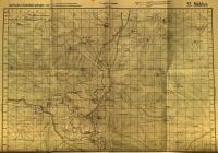 NABLUS (PALESTYNA). Mapa z okresu I wojny światowej