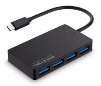 HUB USB-C 4x USB 3.0 ROZGAŁĘŹNIK REPLIKATOR PORTÓW Adapter Macbook Air Pro