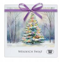 Firmowe KARTKI ŚWIĄTECZNE biznesowe personalizowane WESOŁYCH ŚWIĄT