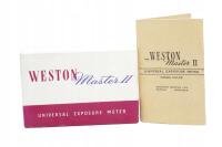 WESTON MASTER II -fabryczna instrukcja +pudełko