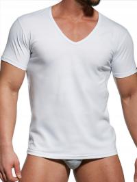 KOSZULKA MĘSKA CORNETTE 203 new BIAŁA S