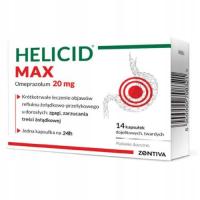 Helicid Max 20 мг, 14 капсул