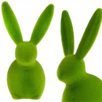 Заяц кролик велюр пасхальный кролик головной убор украшение 13 см зеленый