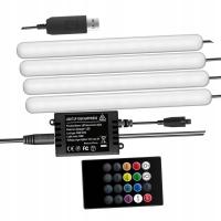 Oświetlenie wnętrza samochodu RGB 48 LED Sterowanie dźwiękiem Zdalne sterowanie muzyką Sekcja USB