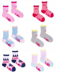 6 упаковок противоскользящих Носков ABS 6 пар носков для девочек 17-19