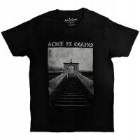 ALICE IN CHAINS: UNISEX T-SHIRT: STAIRWAY (BLACK) (MEDIUM)