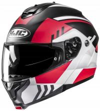 KASK MOTOCYKLOWY HJC C91N KAON BLACK/RED