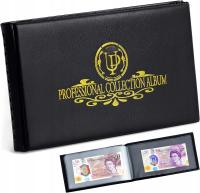 ALBUM KLASER DO ZBIERANIA KOLEKCJI BANKNOTÓW ZNACZKÓW WALUTY 40 KIESZENI