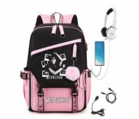 Школьный рюкзак WEDNESDAY USB A4 большой дизайн