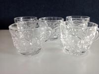 Huta Hortensja - szklanki do ponczu ART DECO