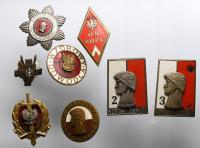 4. Polska, LWP, zestaw oznak wojskowych