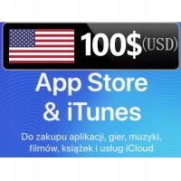 iTunes 100 $ / USD App Store , USA Apple, iPhone