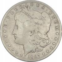 8.gp.USA, 1 DOLAR 1887 O