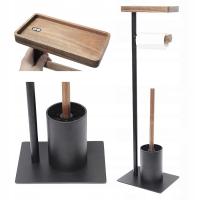 Металлическая стойка для туалетной бумаги туалетная щетка отдельно стоящая полка