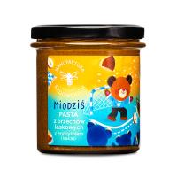 Pasta z orzechów laskowych z syropem daktylowym i kakao - MIODZIŚ Pasieki