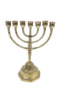 MOSIĘŻNY ŚWIECZNIK MENORA ŻYDOWSKI 7 ŚWIEC