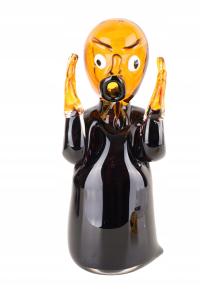 FIGURKA ZE SZKŁA w stylu MURANO STYLE PABLO PICASSO KRZYK