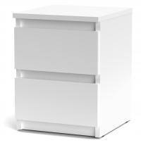 ШКАФ КОМОД ТУМБОЧКА БЕЛЫЙ 2 ЯЩИКА SM3 БЕЛЫЙ