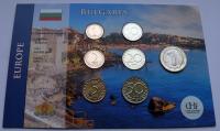 BUŁGARIA - ZESTAW MONET ŚWIAT - 7 szt. w blistrze z certyfikatem