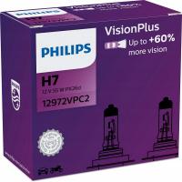 Philips 2xŻarówki H7 VisionPlus 60% Больше Света