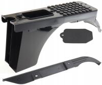 Błotnik AC zestaw z klapką i schowkiem do motorynki