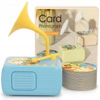 GRAMOFON ZABAWKA MUZYCZNA ELEKTRYCZNA DUŻY ZESTAW DLA DZIECKA NA PREZENT