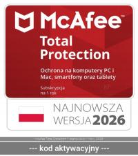 Antywirus McAfee Total Protection 1PC / 1rok - 2025