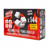 PODPAŁKA ROZPAŁKA BIAŁA 144 KOSTKI do GRILLA KOMINKA PIECA OGNISKA PROF