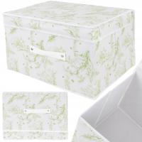 POJEMNIK PUDEŁKO USZTYWNIANY Z POKRYWĄ DO PRZECHOWYWANIA ORGANIZER 40x30x25