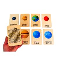 Drewniane karty z planetami, ciekawostki o planetach