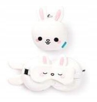 Poduszka podróżna i maska na oczy Królik...