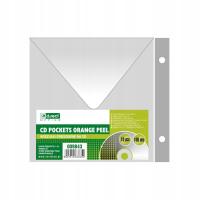 Koszulki na płytę CD/DVD z klapką do segregatora D.rect 009843 10 szt